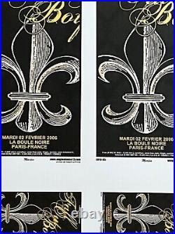 Fall Out Boy Paris France 2006 -2 Original Concert Poster & Handbill Uncut Sheet