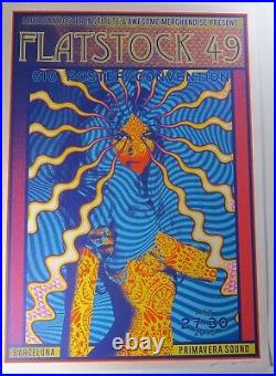 Flatstock 49 Pobiak Gig Concert Poster Convention Scarce Variant S/N Poster