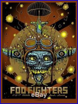 Foo Fighters Concert Poster Wichita KS 11/13/2017 Gig Print Sold Out signed rare