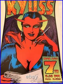 Frank Kozik 1995 Kyuss Concert Poster QOTSA