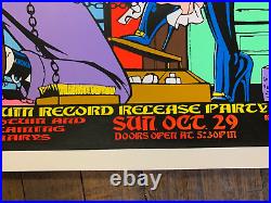 Frank Kozik 1995 Pervis Concert Poster S&N Man's Ruin Record Release Party