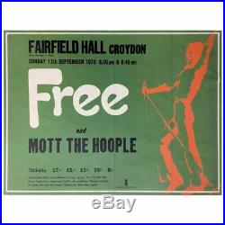 Free 1970 Croydon QUAD Concert Poster (UK)