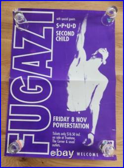 Fugazi Concert Poster New Zealand