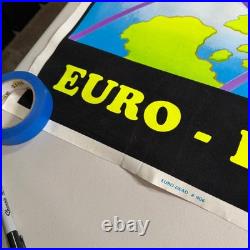 Funky Enterprises EURO-DEAD Flocked 1996 Poster Grateful Dead Style #906