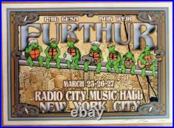 Furthur Radio City Nyc 2011 Concert Poster Grateful Dead Silkscreen 2nd