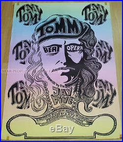 German Concert Poster 1975 Tommy Performed By Jay Five Beat Opera Pete Townshend