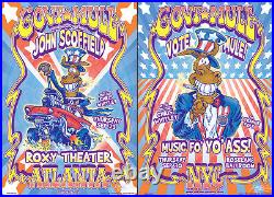 GOV'T MULE Atlanta NYC 1999 Original Concert Poster Set 2 posters Allman Dead