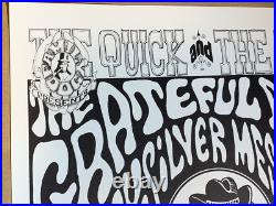GRATEFUL DEAD 1966 AVALON BALLROOM FAMILY DOG CONCERT POSTER FD-12-2 Wes Wilson