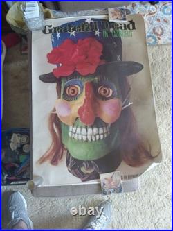 GRATEFUL DEAD 1972 German tour A1 concert poster GUNTHER KIESER VERY RARE
