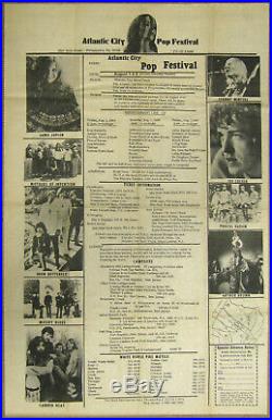 GRATEFUL DEAD Alice Cooper VELVET UNDERGROUND Janis Joplin 1969 Concert Poster