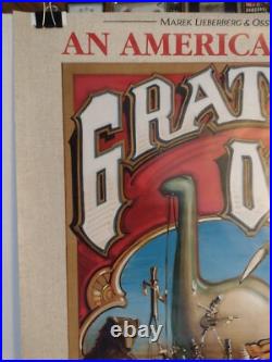 GRATEFUL DEAD Europe 1990 ORIGINAL German Concert Poster