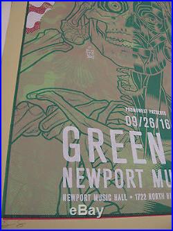 GREEN DAY Columbus, OH 2016 Rare Test Print Concert / Gig Poster 1 of a Kind