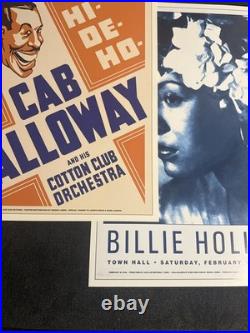 Giant Lot of 23 Commemorative Jazz Concert Poster Prints(NM Condition)