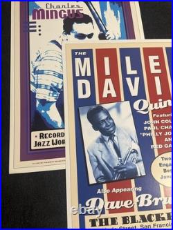 Giant Lot of 23 Commemorative Jazz Concert Poster Prints(NM Condition)