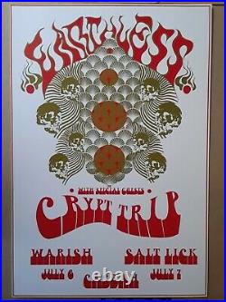 Gig poster lot, psychedelic poster lot, concert posters 10 S/N prints