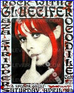 Gluecifer Poster with Gaza Strippers 2000 Concert