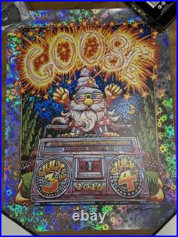 Goose Concert Poster- SPAC- July 3/4 2026- FOIL- RARE 192/200