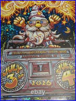 Goose Concert Poster- SPAC- July 3/4 2026- FOIL- RARE 192/200