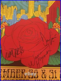 Gov't Mule Signed Numbered 215/400 Concert Poster 2015 Beacon Theatre Nyc Haynes