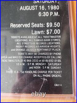 Grateful Dead 1980 Music Theatre Concert Poster 19x12 RARE