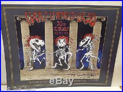 Grateful-Dead Co Poster Art HAND Signed # Litho Concert STANLEY MOUSE Weir Phish