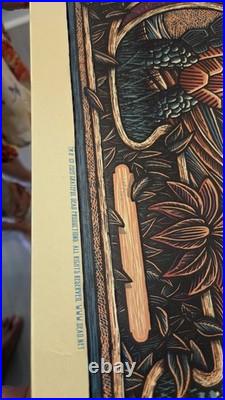 Grateful Dead Concert Poster Jack Straw Luke Martin Foil Variant #120 of 200