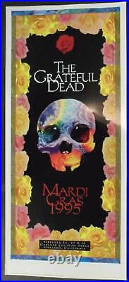 Grateful Dead Oakland 1995 Mardi Gras Concert Poster Original