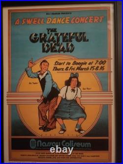 Grateful Dead Poster Titled A Swell Dance Concert Signed & Numbered