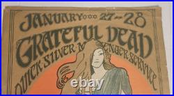 Grateful Dead QSM Avalon FD-45-1 First Print Mouse Concert Poster GREAT
