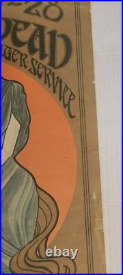 Grateful Dead QSM Avalon FD-45-1 First Print Mouse Concert Poster GREAT