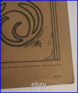 Grateful Dead QSM Avalon FD-45-1 First Print Mouse Concert Poster GREAT