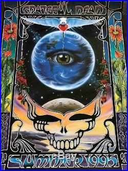 Grateful Dead Richard Biffle Concert Poster Eye Earth SUMMER 1995