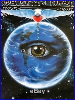 Grateful Dead Richard Biffle Concert Poster Eye Earth SUMMER 1995