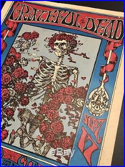 Grateful Dead Skull & Roses Family Dog Fd-26 Original Iconic Concert Poster Nr
