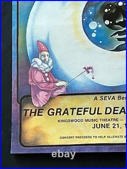 Grateful Dead The Band Benefit for Seva in Canada 1984 Original Concert Poster