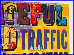 Grateful Dead Traffic Signed UNLV Las Vegas 1994 Original Concert Poster