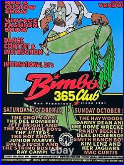 Grease Ball 1998 @ Bimo's 365 San Francisco Chuck Sperry Original Concert Poster