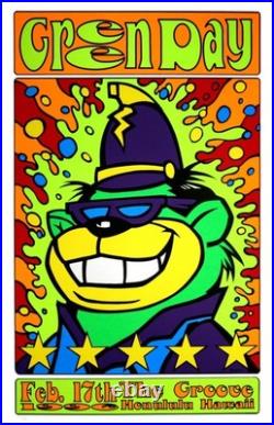 Green Day Concert Poster 1996 Kozik Hawaii