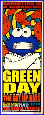 Green Day Concert Poster Houston 2001 Jermaine Rogers