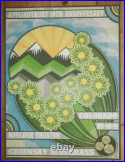 Greensky Bluegrass Boulder 2011 Concert Poster Tripp Silksceen Original