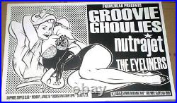Groovie Ghoulies VINTAGE 1999 CONCERT POSTER Early Greg Reinel/STAINBOY/no-cd/lp