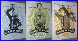 Guided By Voices 3 VINTAGE POSTER SET 2004 FINAL SHOWS Robert Pollard /no-cd/lp