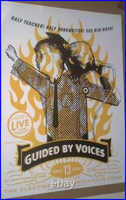 Guided By Voices 3 VINTAGE POSTER SET 2004 FINAL SHOWS Robert Pollard /no-cd/lp