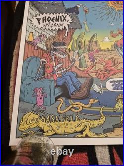 Guns N Roses Concert Poster Phoenix, Arizona 10/11/23 MISPRINT Ltd Ed 204/250