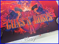 Guns N Roses Foil Variant Screen Print Art Poster Vance Kelly Band Music Concert