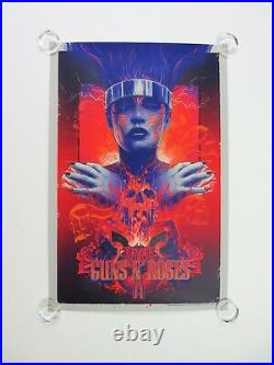 Guns N Roses Variant Screen Print Art Poster Vance Kelly Band Music Tour Concert