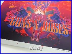 Guns N Roses Variant Screen Print Art Poster Vance Kelly Band Music Tour Concert