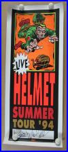 Helmet_1994_Signed_Coa_Concert_Poster_Taz_Concert_Poster_Autograph_Silkscreen_01_vwhv