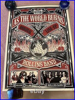 Henry Rollins Band Concert Poster Numbered 669/2000 18x24