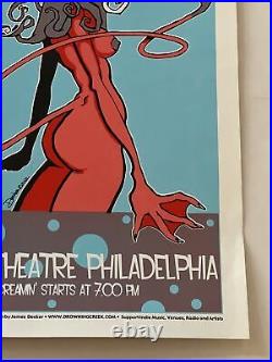 Hot Water Music Thrice Trocadero Philadelphia Original Signed Concert Poster /12
